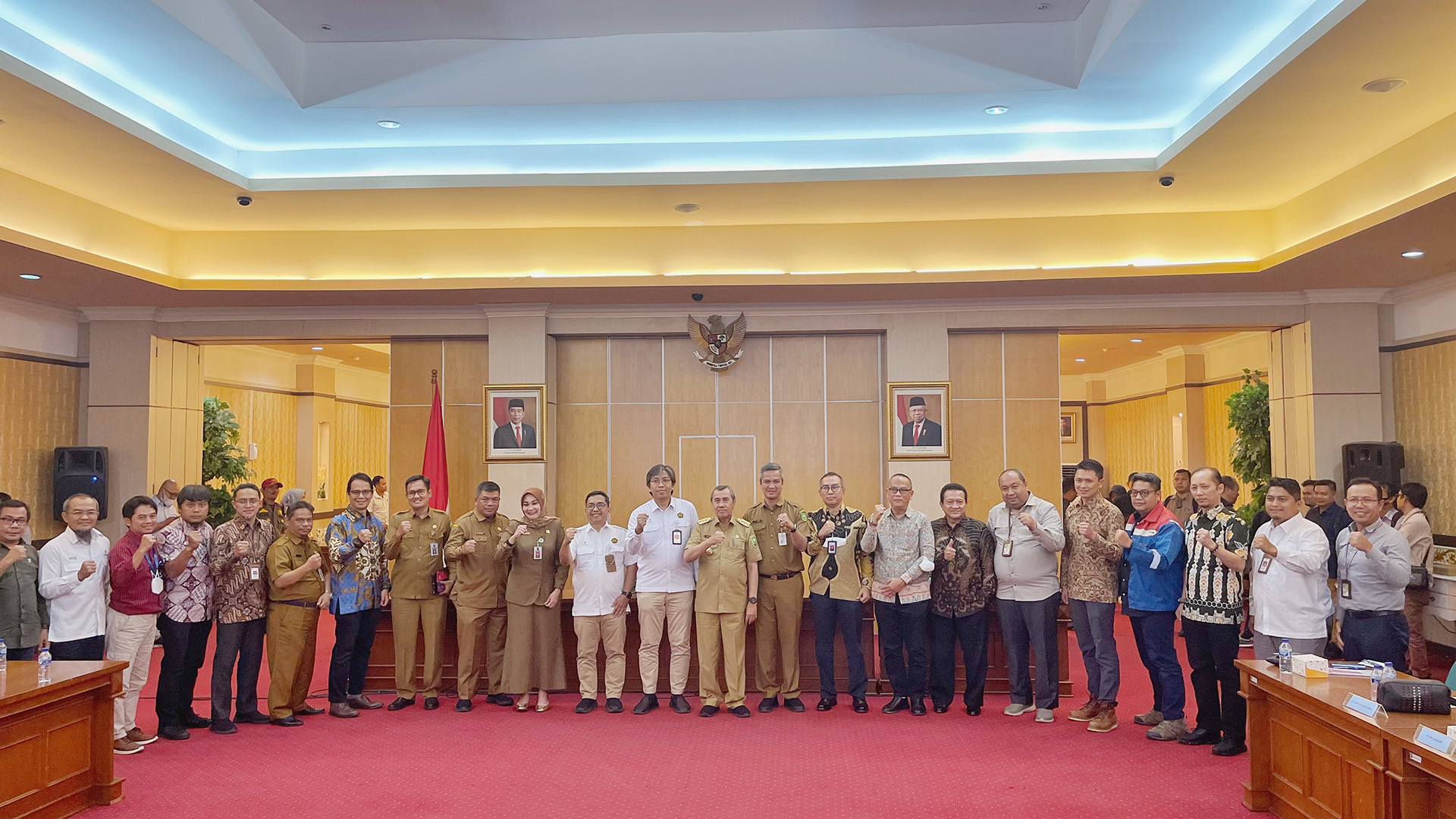 Texcal Mahato EP FZCO Attended Coordination Meeting with the Governor of Riau Province, SKKMigas, and all PSC Contractors in Pekanbaru